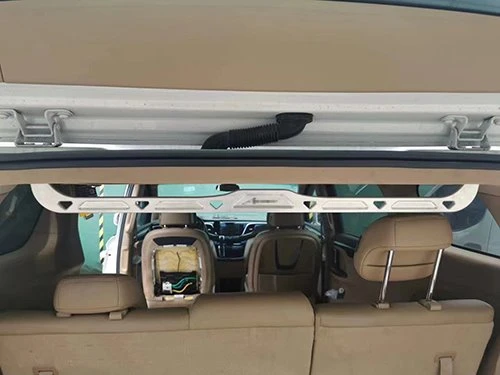 Close-up photo of car clothes hanger