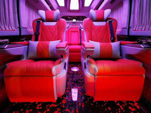 High-end luxury stone luminous floor real car installation renderings 8